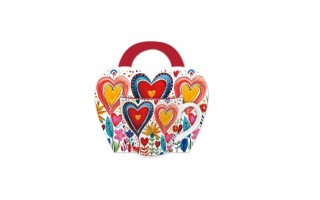 Kubek porcelanowy 460 ml Kolorowe Serca 2