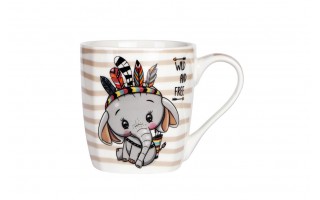 Kubek porcelanowy 300 ml Indiana Słonik