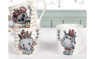 Kubek porcelanowy 300 ml Indiana Hipopotam