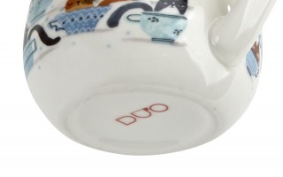 Kubek baryłka 430 ml Koty w filiżankach