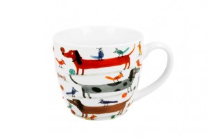 Kubek porcelanowy 460 ml Długie Psy