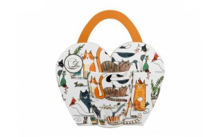 Kubek porcelanowy 350 ml Leniwe Koty