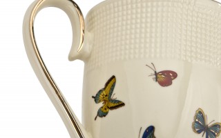 Kubek porcelanowy 400 ml Motylki