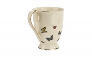 Kubek porcelanowy 400 ml Motylki