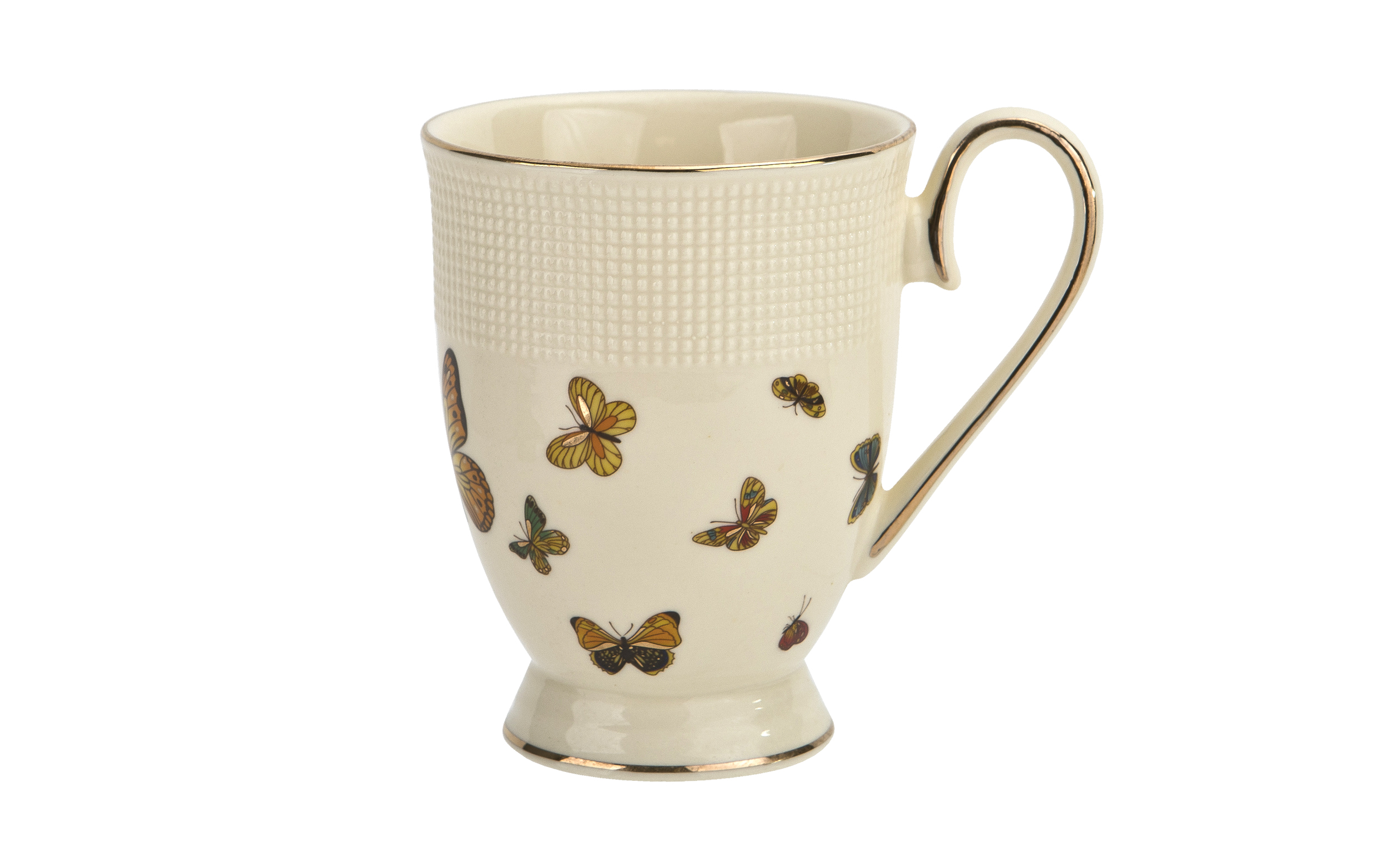 Kubek porcelanowy 400 ml Motylki