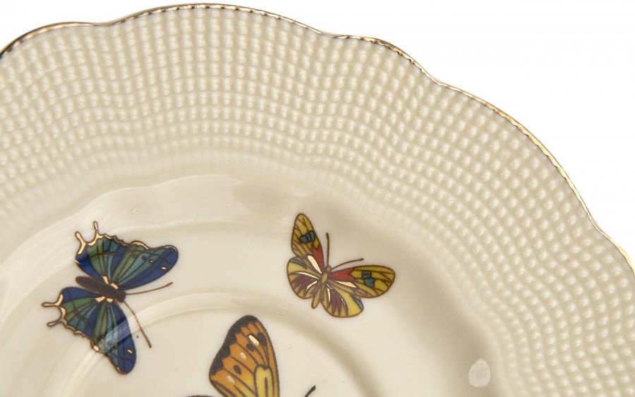 Komplet 2 filiżanek do espresso 125 ml + spodki Motylki