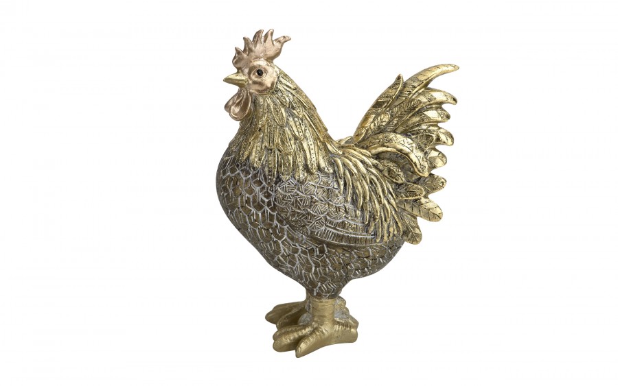 Figurka Kogut złoty H26,5 cm