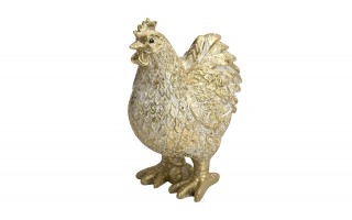 Figurka Kura złota H16,5 cm