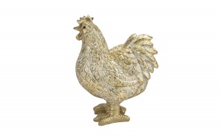 Figurka Kura złota H16,5 cm