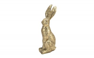 Figurka Królik złoty 30 cm