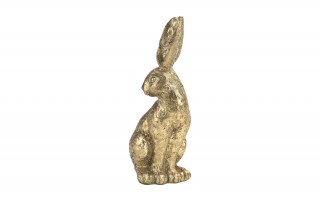 Figurka Królik złoty 20 cm