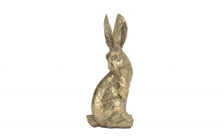 Figurka Królik złoty 20 cm