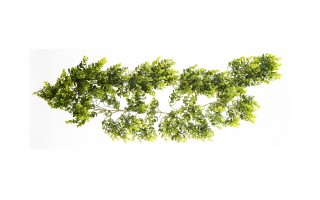 Girlanda zielone liście dł. 190 cm