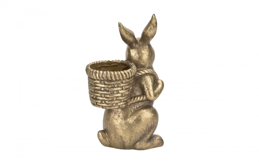 Figurka Królik z koszyczkiem na plecach