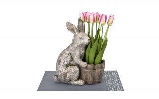 Figurka Królik 36 cm z osłonką