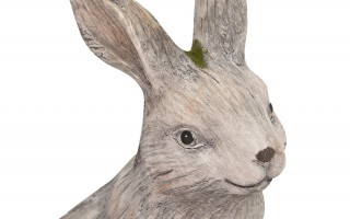 Figurka dekoracyjna Królik 36 cm z osłonką