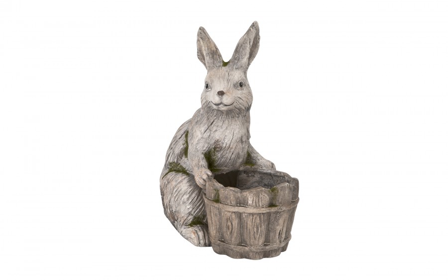 Figurka dekoracyjna Królik 36 cm z osłonką