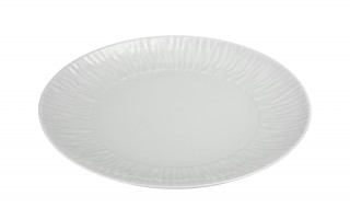Talerz płytki obiadowy 28 cm Natura Biała Stock