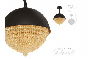 Lampa wisząca kryształowa Damti 83155 FI60