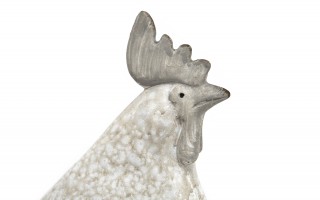 Figurka Kogut kremowo-brązowa 27 cm