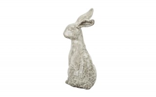 Figurka ozdobna Królik szary 27,5 cm