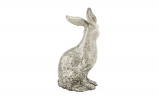 Figurka ozdobna Królik szary 27,5 cm