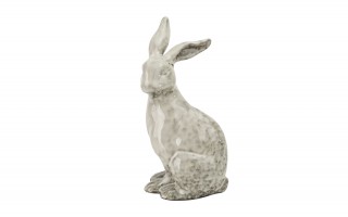 Figurka ozdobna Królik szary 27,5 cm
