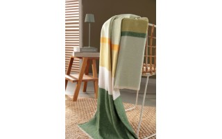 Koc bawełniano-akrylowy 130x170 cm Ever Stripe