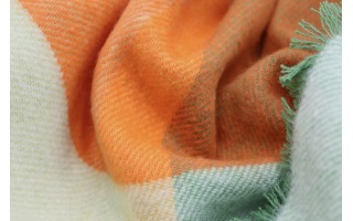 Koc bawełniano-akrylowy 130x170 cm Great Green