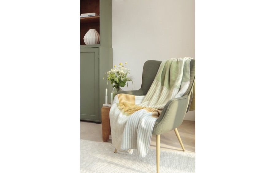 Koc bawełniano-akrylowy 150x200 cm Maze