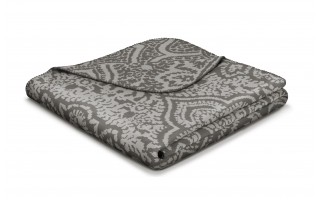 Koc bawełniano-akrylowy 150x200 cm Swinging Paisley Dark