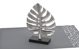 Figurka ozdobna liść monstery 21 cm IR0168