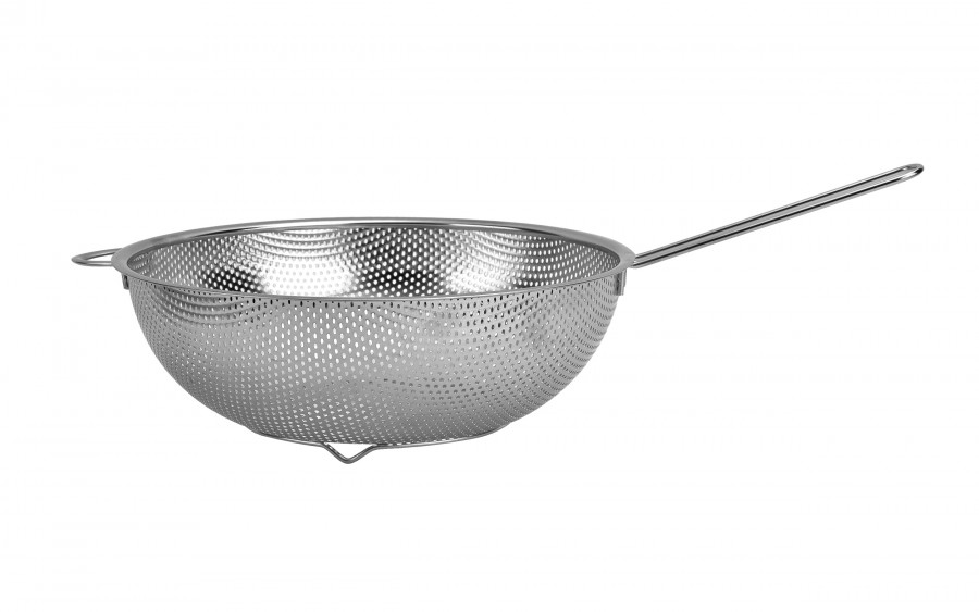 Durszlak nierdzewny 28 cm z rączką Steel AMBITION