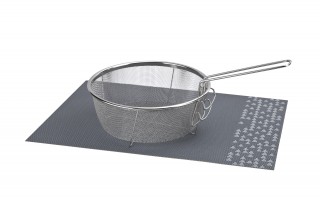 Koszyk do frytek 23 cm Steel AMBITION