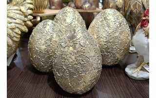 Małe złote jajko 11,5 cm