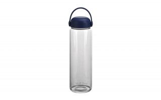 Szklana butelka na wodę 540 ml Fuori granatowa