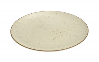 Talerz płytki 31 cm Hotel ART KREMOWY KE30