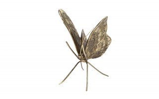 Ozdoba Motyl złoty 13 cm