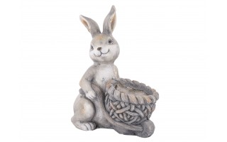 Figurka Zając 43 cm z osłonką