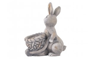Figurka Zając 43 cm z osłonką
