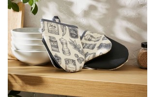 Komplet 2 rękawic kuchennych Herbs & Spices 7HBSP022