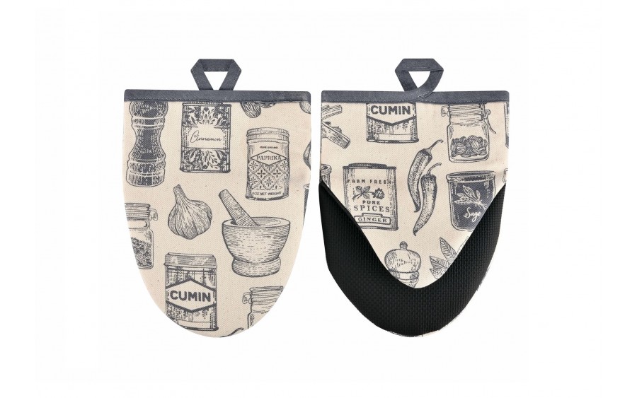 Komplet 2 rękawic kuchennych Herbs & Spices 7HBSP022