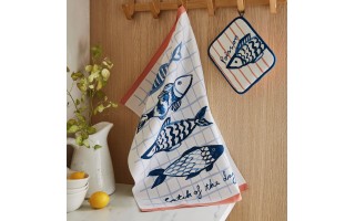 Ściereczka kuchenna 48x74 cm Catch of the Day Tea 022CHDYFS