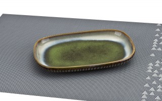 Półmisek prostokątny 19 cm Ombres Green