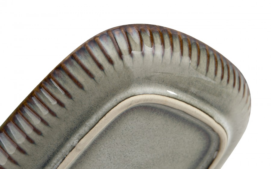 Półmisek prostokątny 19 cm Ombres Green