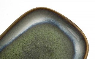Półmisek prostokątny 19 cm Ombres Green