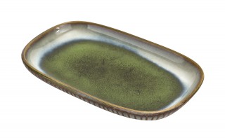 Półmisek prostokątny 19 cm Ombres Green