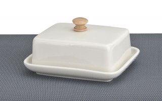 Maselnica porcelanowa Bona biała