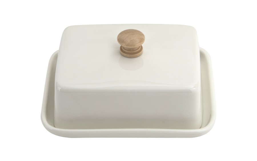 Maselnica porcelanowa Bona biała