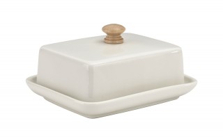 Maselnica porcelanowa Bona biała
